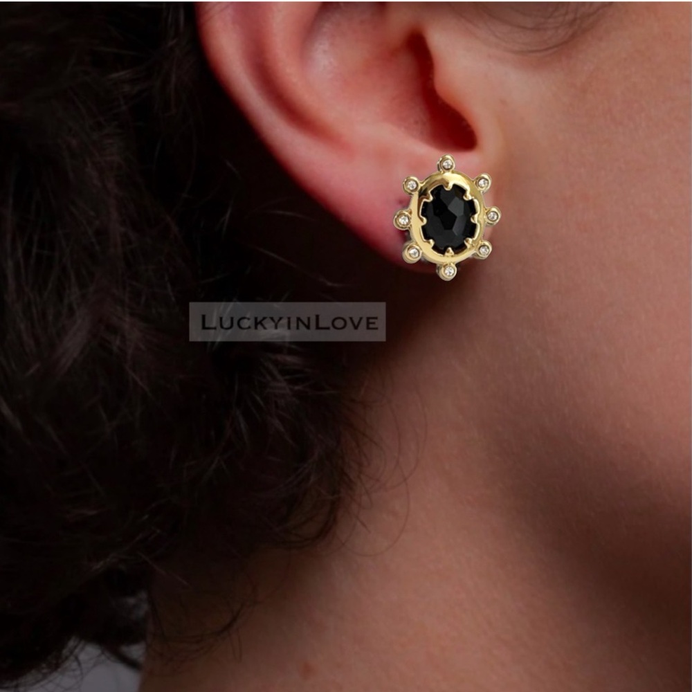 ALEXIS BITTAR • Crystal Stud Earrings - Picture 2 of 15